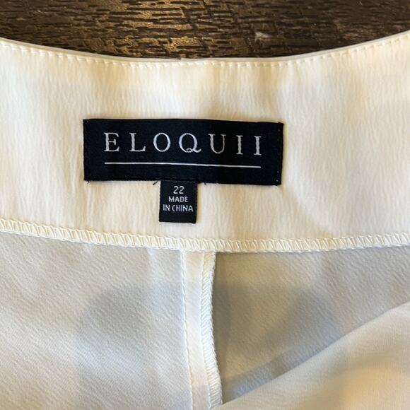 NWT Eloquii Cream Slip Maxi Dress Size 22 - Picture 6 of 10